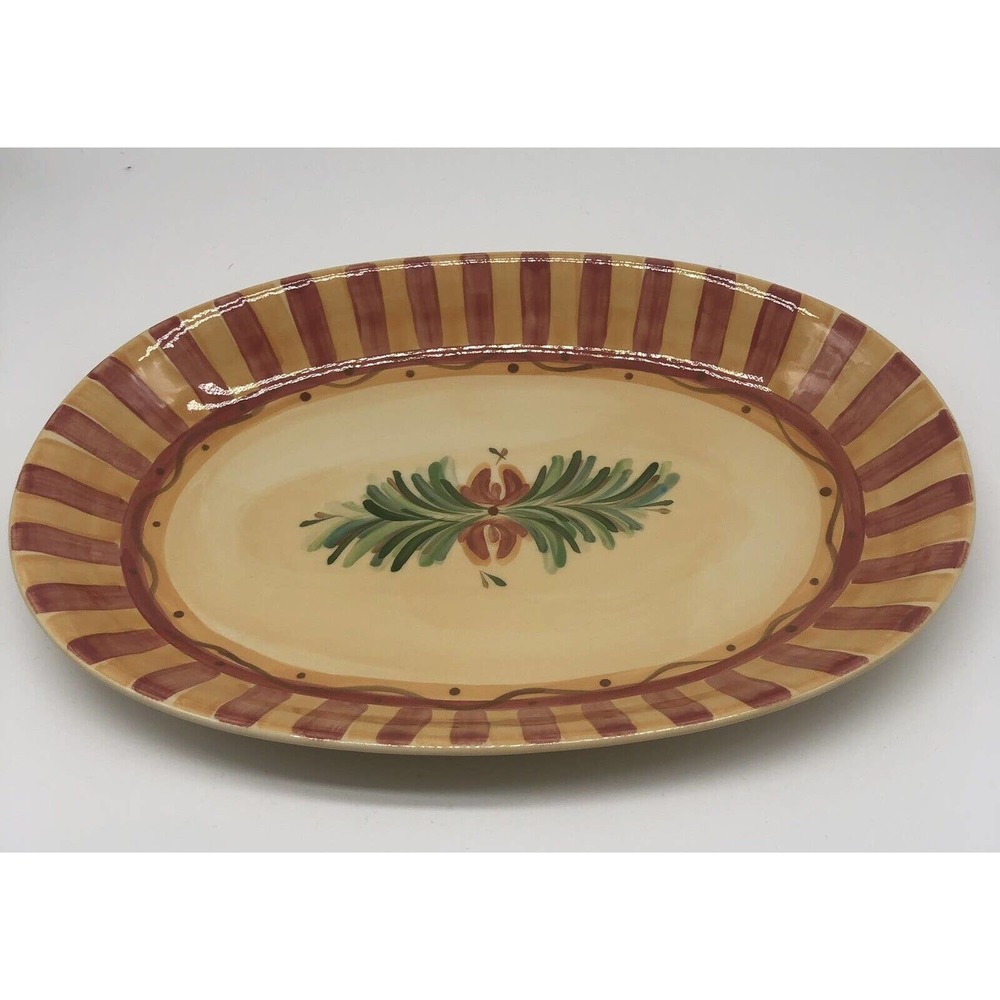 Gail Pittman Southern Living at Home Sienna Oval Serving Plate Platter 14” A1